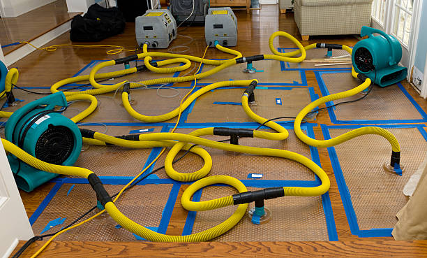 Professional Storm Water Damage Restoration technician working in San Juan Bautista, CA